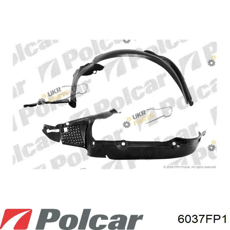 Купити 6037FP1 Polcar Підкрилок передній правий