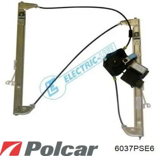 Механізм склопідіймача дверей передніх, правих Polcar 6037PSE6 ціна, від 35.01 USD