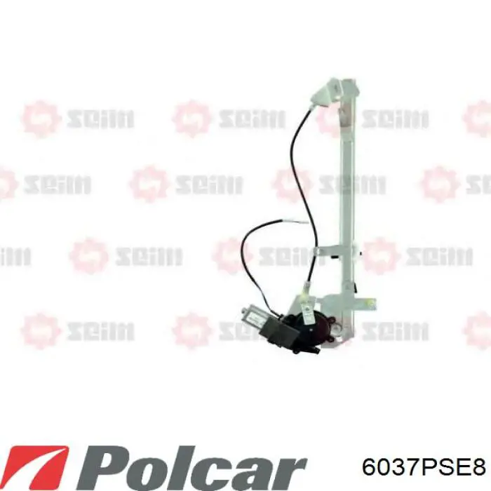 Купити 6037PSE8 Polcar Механізм склопідіймача двері задньої, правої