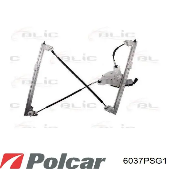 Склопідйомник передньої лівої двері 6037PSG1 Polcar