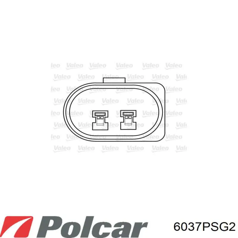 6037PSG2 Polcar Склопідйомник (механізм переміщення скла)