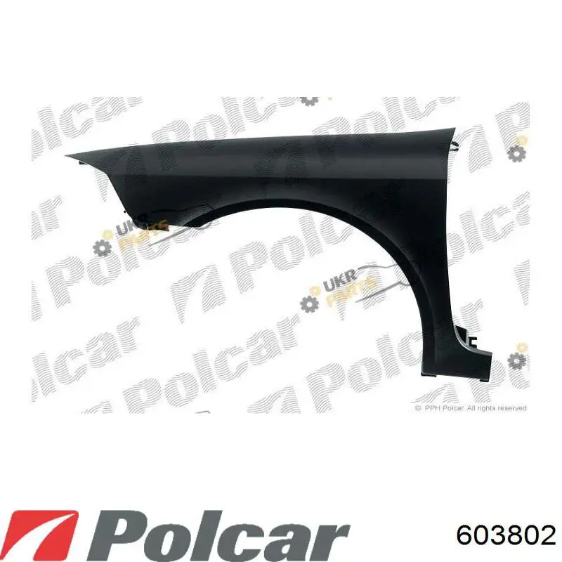 Ліве переднє крило Renault (RVI) 7701475993 ціна, від 31.67 USD