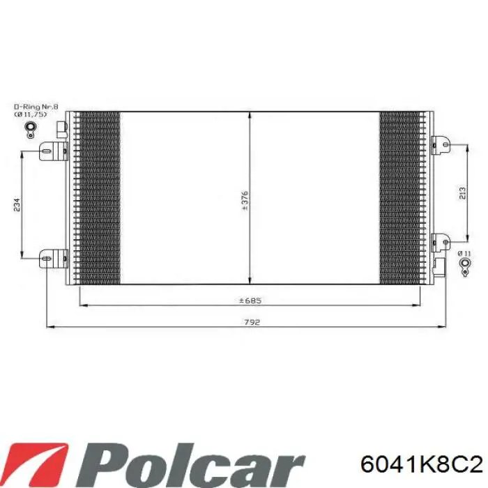 93179746 Renault (RVI) Конденсатор