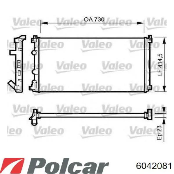 Купити 7711134625 Renault (RVI) Радіатор двигуна