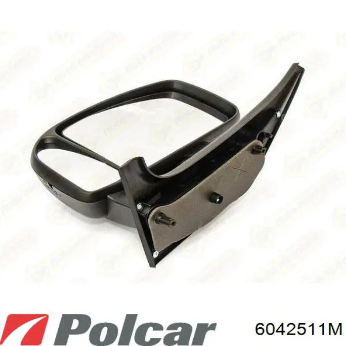 Ліве бічне дзеркало Polcar 6042511M ціна, від 51.46 USD