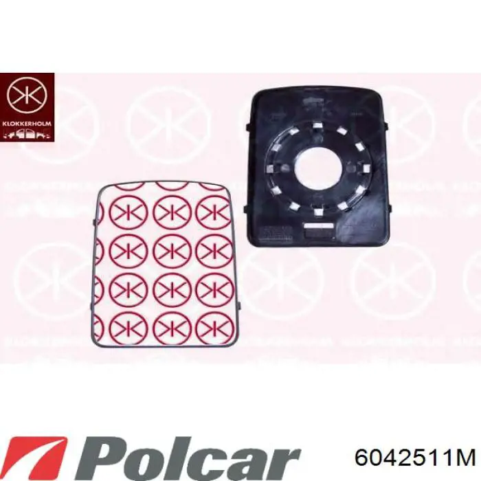 Ліве бокове дзеркало 6042511M Polcar