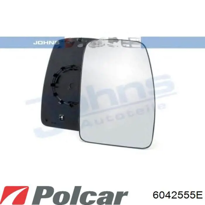 Купити 6042555E Polcar Скло дзеркала заднього виду, правого