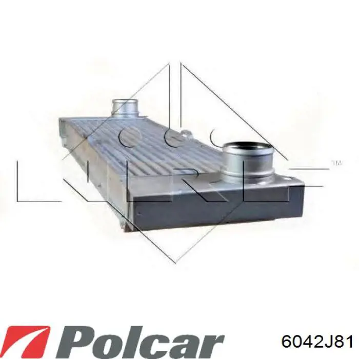 Купити 6042J81 Polcar Радіатор интеркуллера