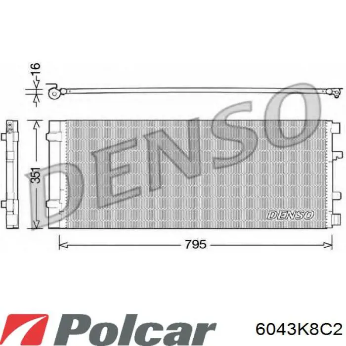 6043K8C2 Polcar Конденсатор