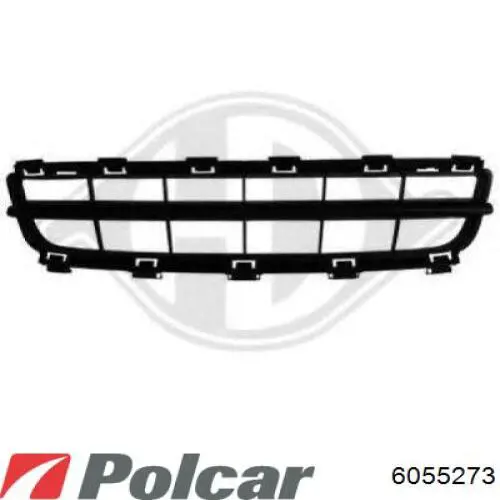 Купити 6055273 Polcar Заглушка ПТФ бампера переднього ліва