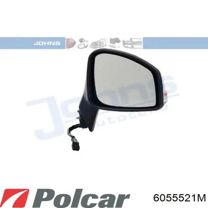 Дзеркало праве 6055521M Polcar
