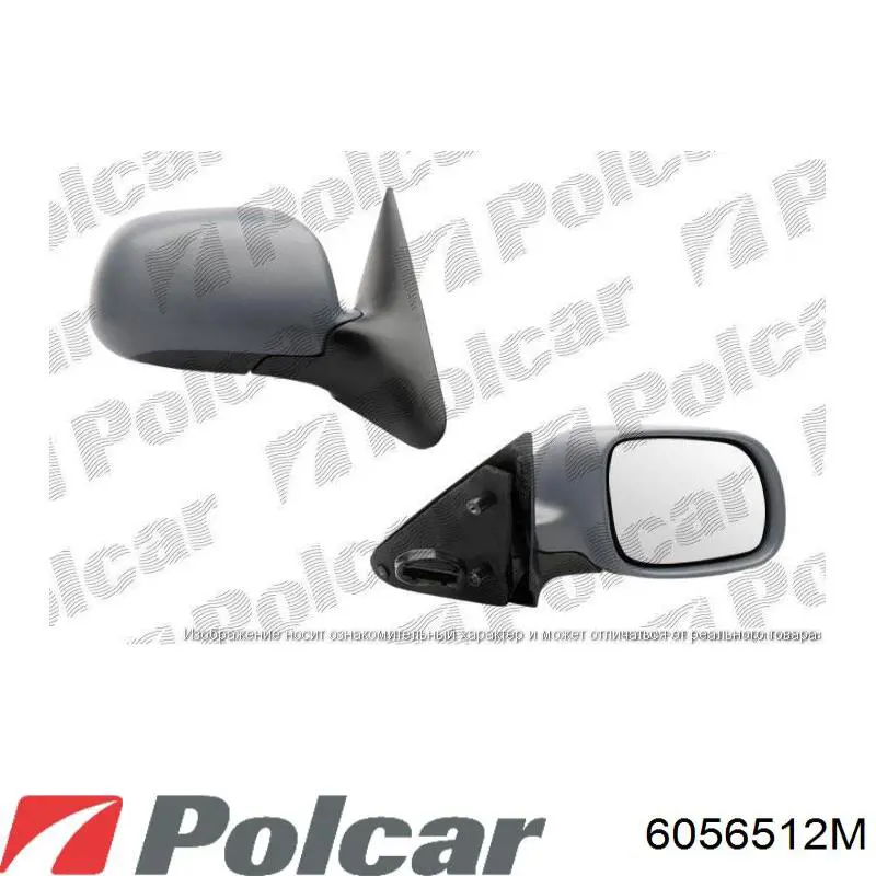 Ліве бокове дзеркало 6056512M Polcar