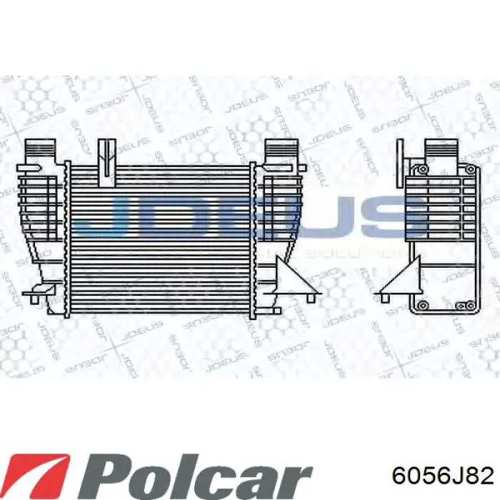 Інтеркулер 6056J82 Polcar