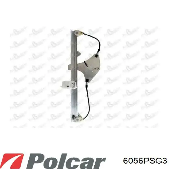 Механізм склопідіймача двері задньої, лівої 6056PSG3 Polcar