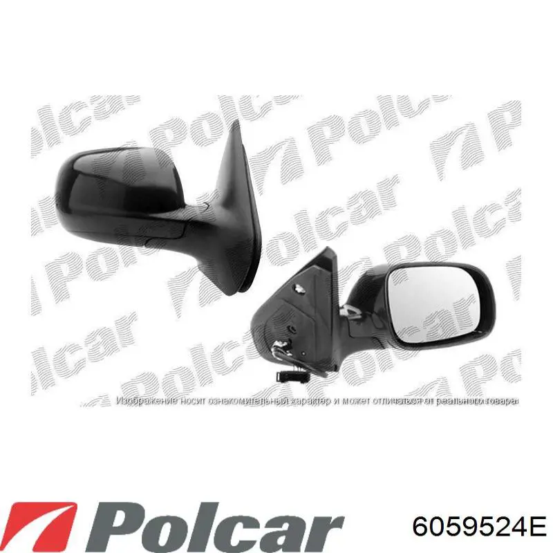 Накладка правого дзеркала заднього виду Polcar 6059524E ціна, від 18.09 USD