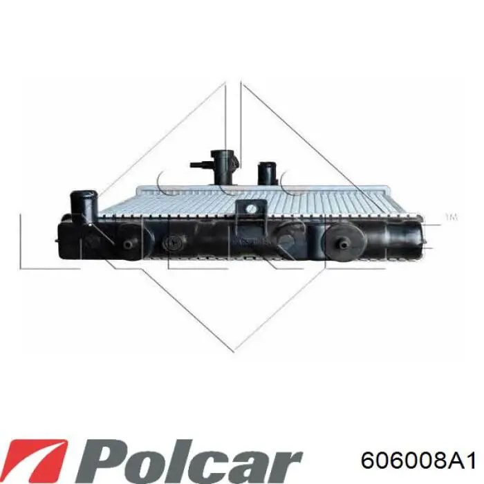 606008A1 Polcar радіатор охолодження двигуна