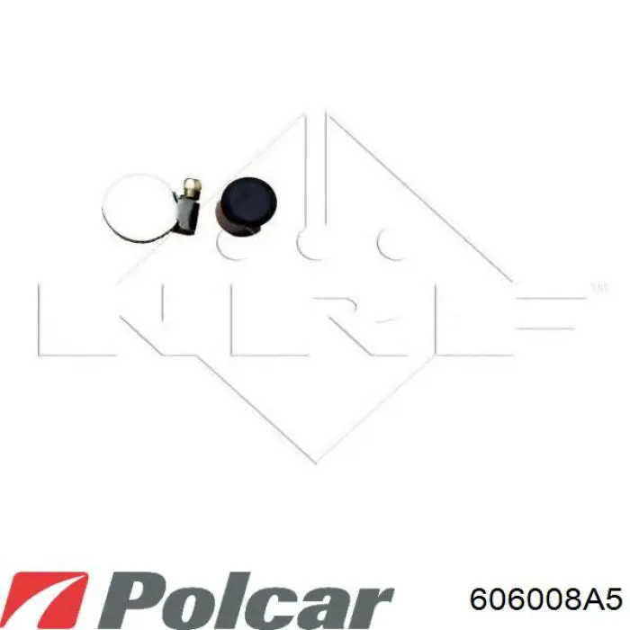 606008A5 Polcar радіатор охолодження двигуна