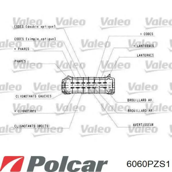 Купити 7701044278 Renault (RVI) Перемикач підрульовий, лівий