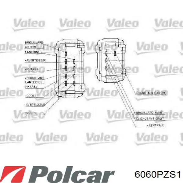 Купити 7701044278 Renault (RVI) Перемикач підрульовий, лівий