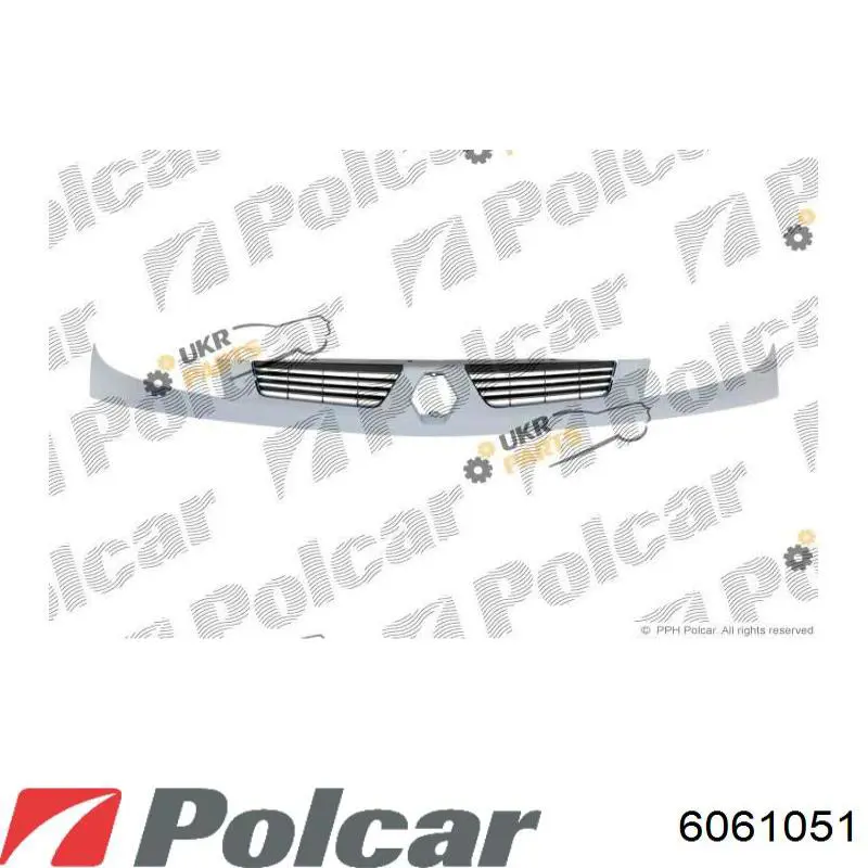 Облицювання радіатора Renault (RVI) 7701056411 ціна, від 13.59 USD