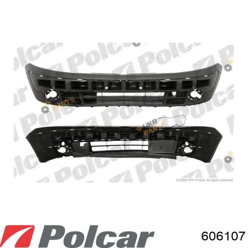 Бампер на авто Polcar 606107 ціна, від 42.47 USD