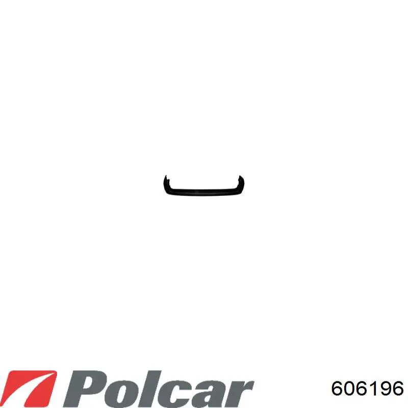606196 Polcar бампер задній