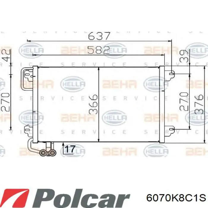 6070K8C1S Polcar Конденсатор