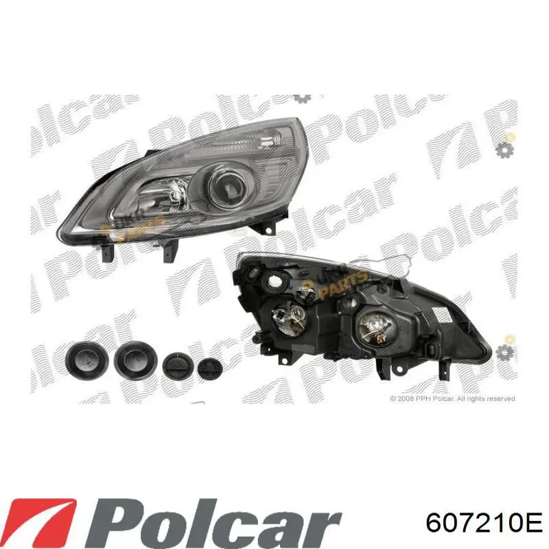 Фара правая Polcar 607210E ціна, від 122.31 USD