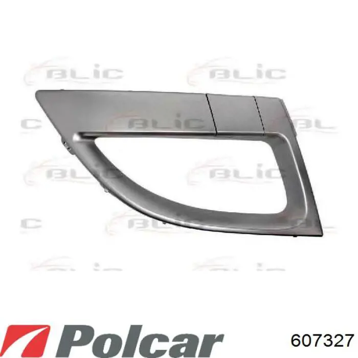 Решітка переднього бампера 607327 Polcar