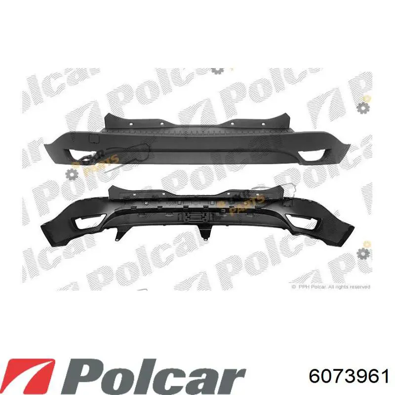 Купити 6073961 Polcar Задній бампер