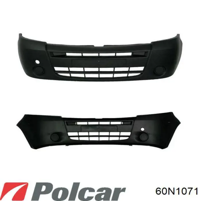 60N1071 Polcar Бампер передній в зборі