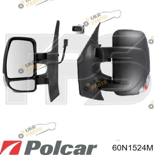 Купити 60N1524M Polcar Дзеркало праве