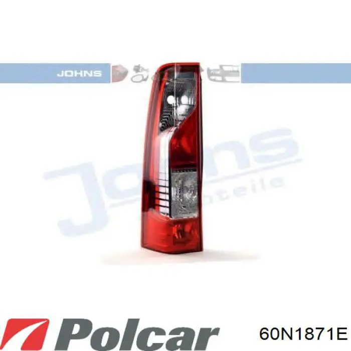 60N1871E Polcar Задня ліва фара