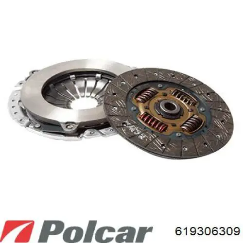 619306309 Polcar комплект зчеплення (3 частини)