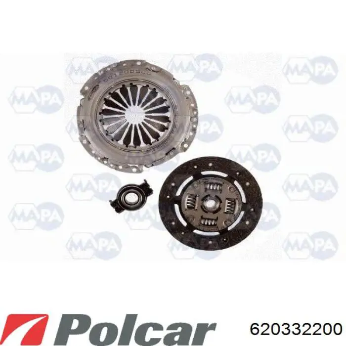 620332200 Polcar Зчеплення в зборі