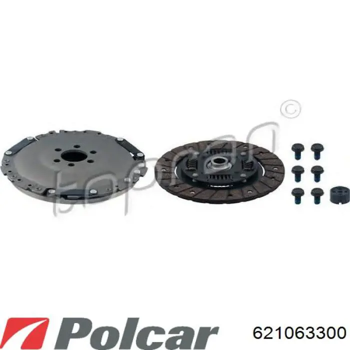 621063300 Polcar комплект зчеплення (3 частини)