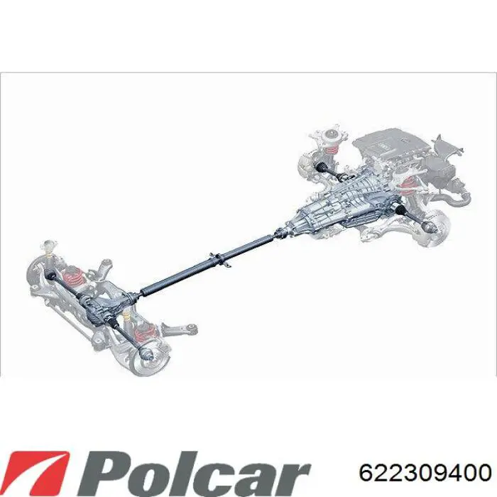 622309400 Polcar комплект зчеплення (3 частини)