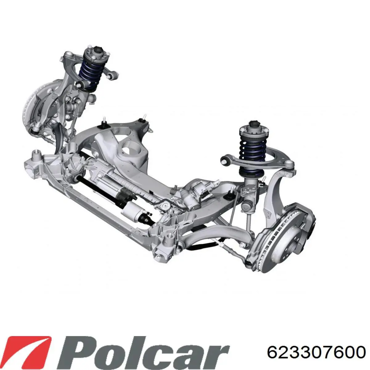 623307600 Polcar комплект зчеплення (3 частини)