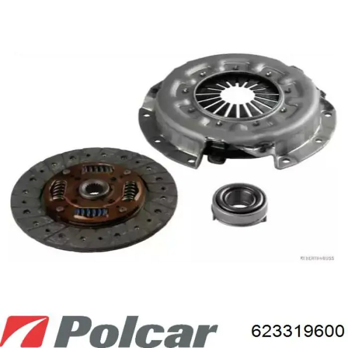Комплект зчеплення (3 частини) Polcar 623319600 ціна, від 301.75 USD