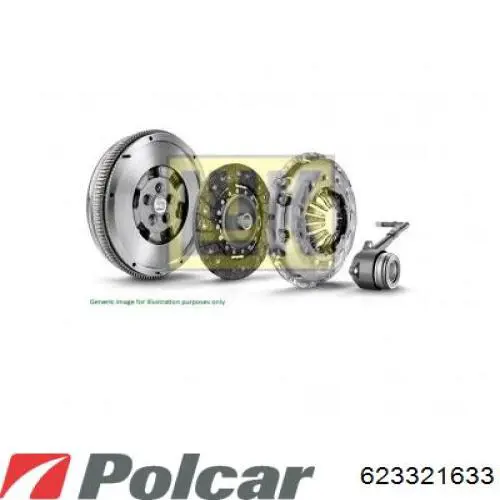 Комплект зчеплення (3 частини) INA 623321633 ціна, від 324.61 USD