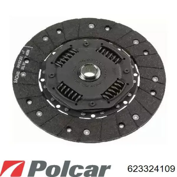 623324109 Polcar комплект зчеплення (3 частини)