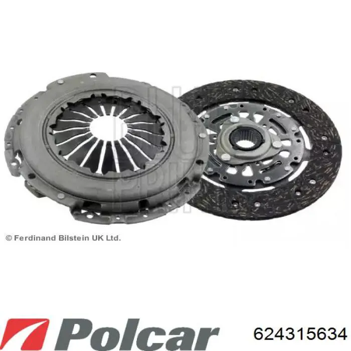 624315634 Polcar Зчеплення в зборі