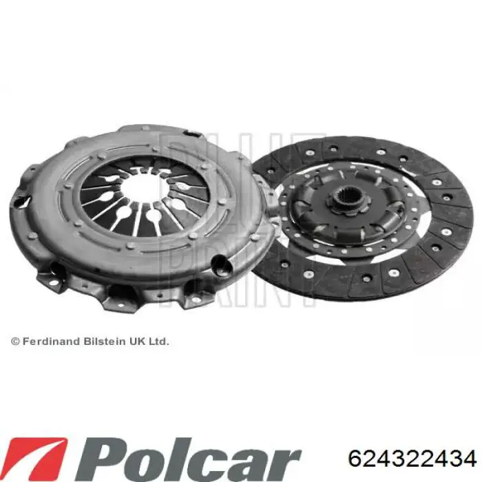 624322434 Polcar Зчеплення в зборі