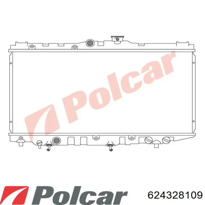 624328109 Polcar комплект зчеплення (3 частини)