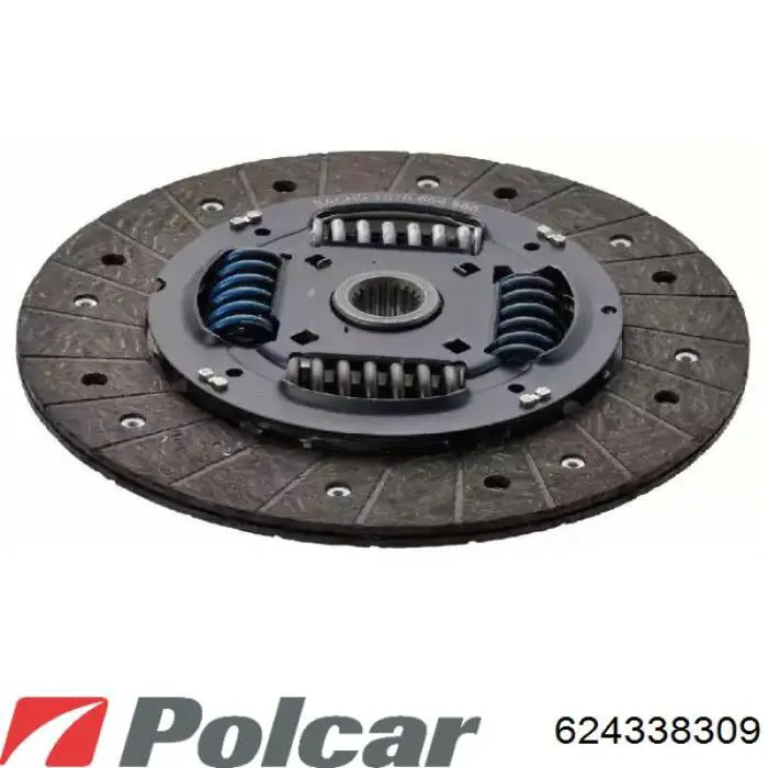 624338309 Polcar комплект зчеплення (3 частини)