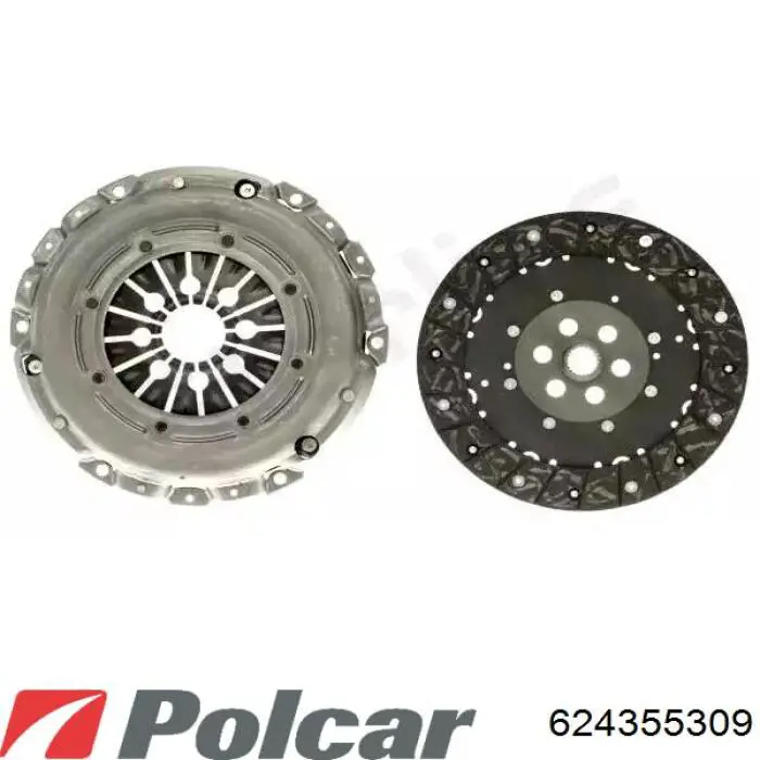 624355309 Polcar комплект зчеплення (3 частини)