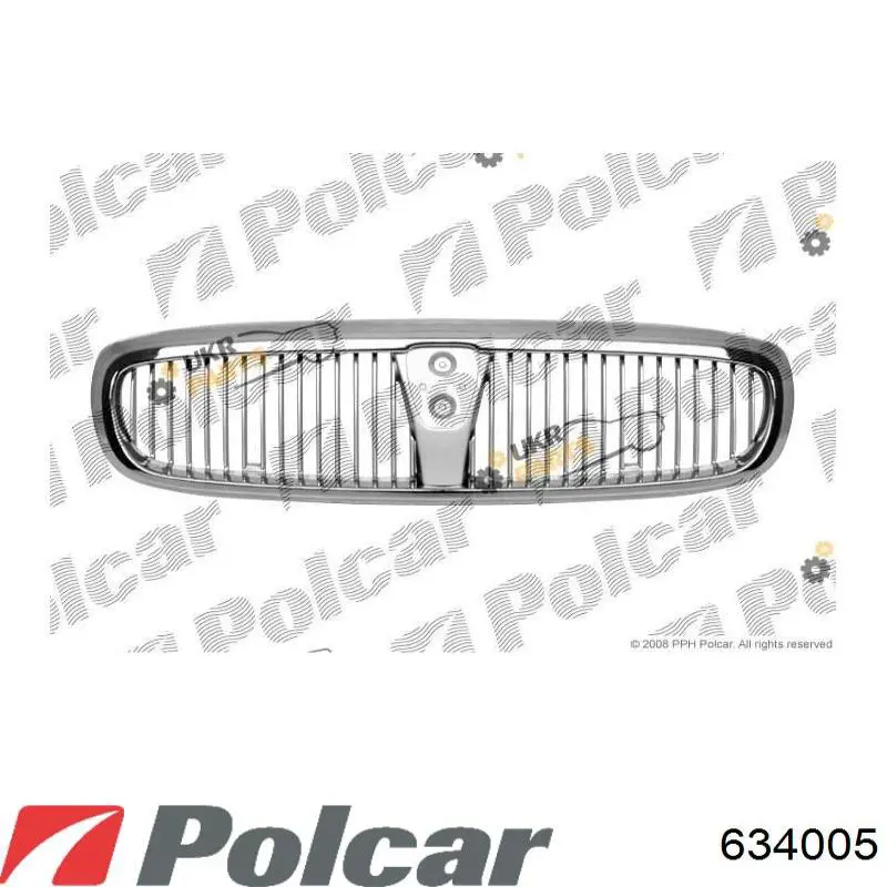 Решітка радіатора 634005 Polcar