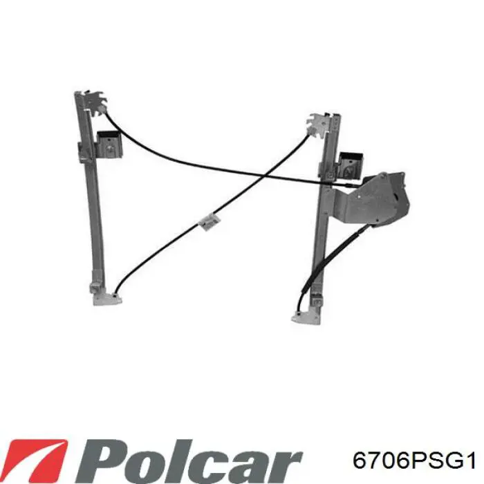 Купити 6706PSG1 Polcar Механізм стеклопідйомника водійських дверей