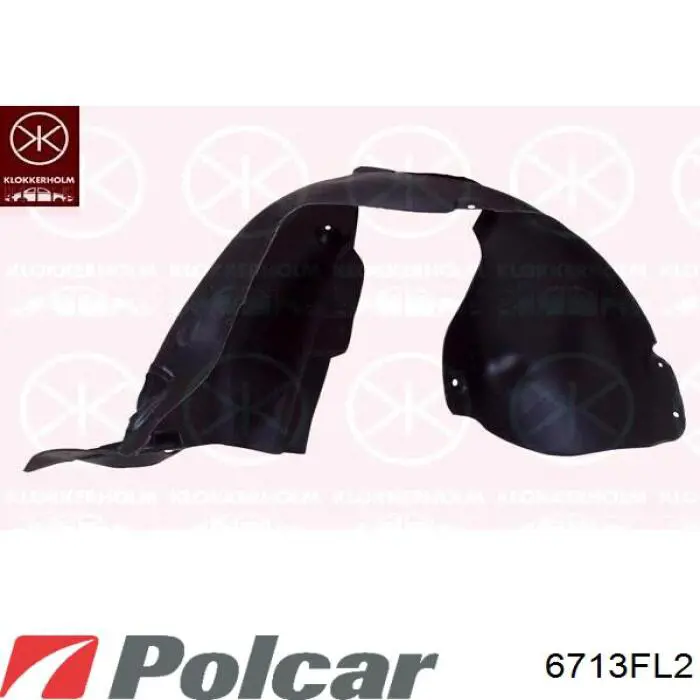 Купити 6713FL2 Polcar Підкрилок передній лівий