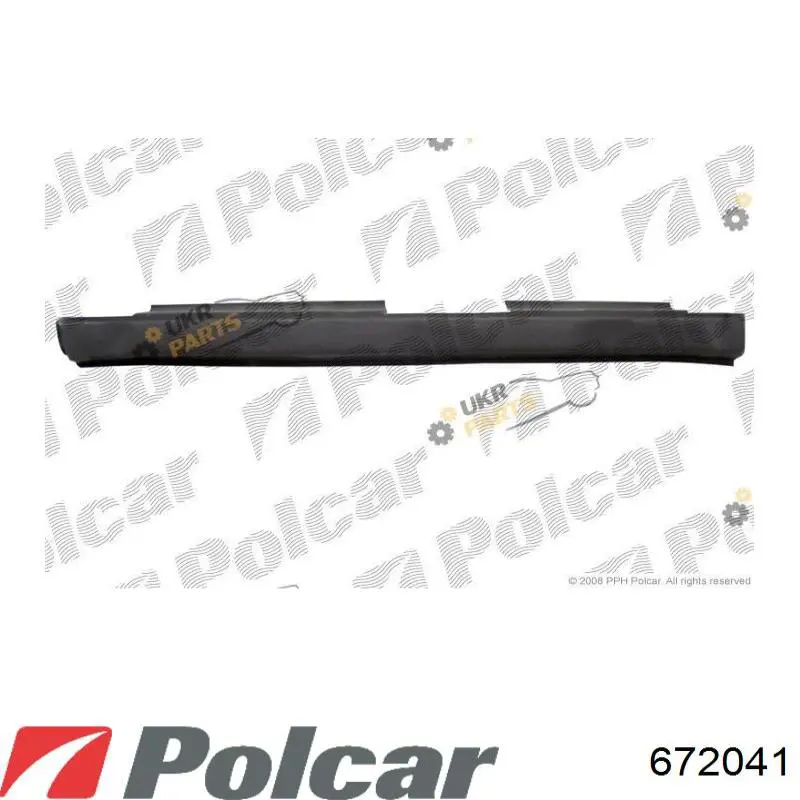 Поріг зовнішній лівий 672041 Polcar